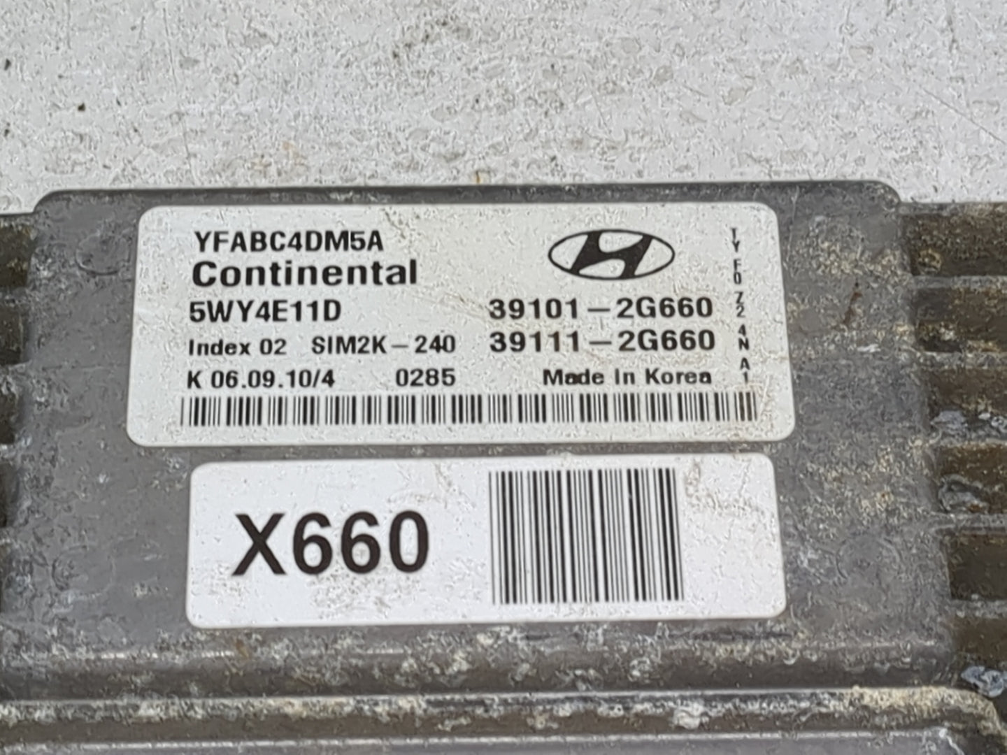 2011 Hyundai Sonata PCM Engine Control Computer ECU ECM PCU OEM Fits OEM Used Auto Parts - Oemusedautoparts1.com