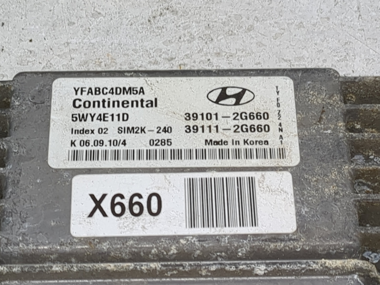 2011 Hyundai Sonata PCM Engine Control Computer ECU ECM PCU OEM Fits OEM Used Auto Parts - Oemusedautoparts1.com