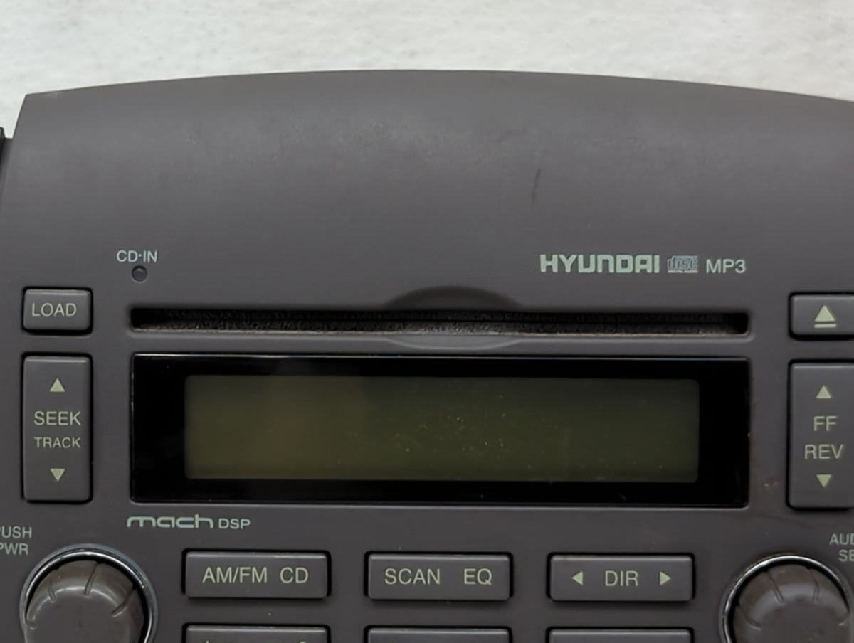 2006-2008 Hyundai Sonata Radio AM FM Cd Player Receiver Replacement Fits Fits 2006 2007 2008 OEM Used Auto Parts - Oemusedau