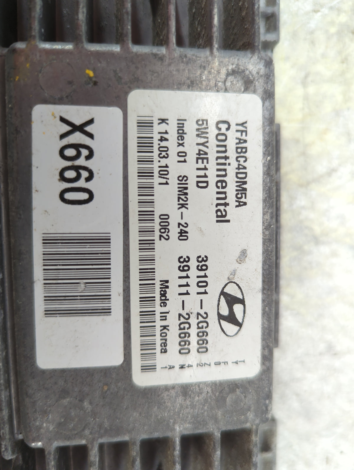 2011 Hyundai Sonata PCM Engine Control Computer ECU ECM PCU OEM OEM Used Auto Parts - Oemusedautoparts1.com