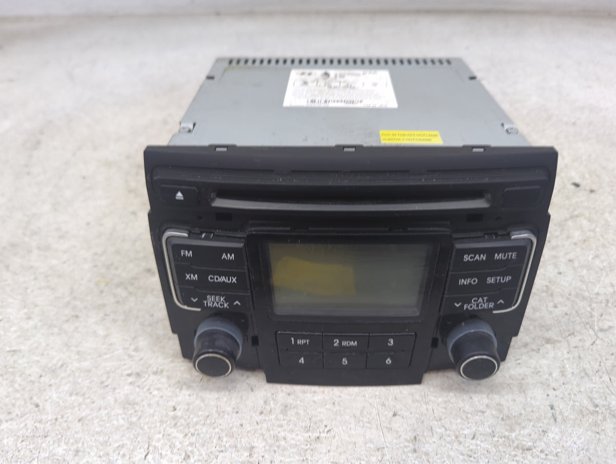 2011 Hyundai Sonata Radio AM FM Cd Player Receiver Replacement Fits OEM Used Auto Parts - Oemusedautoparts1.com