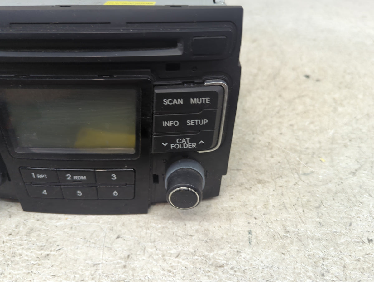 2011 Hyundai Sonata Radio AM FM Cd Player Receiver Replacement Fits OEM Used Auto Parts - Oemusedautoparts1.com