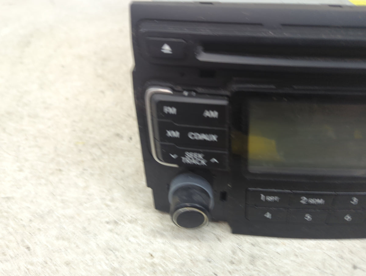 2011 Hyundai Sonata Radio AM FM Cd Player Receiver Replacement Fits OEM Used Auto Parts - Oemusedautoparts1.com