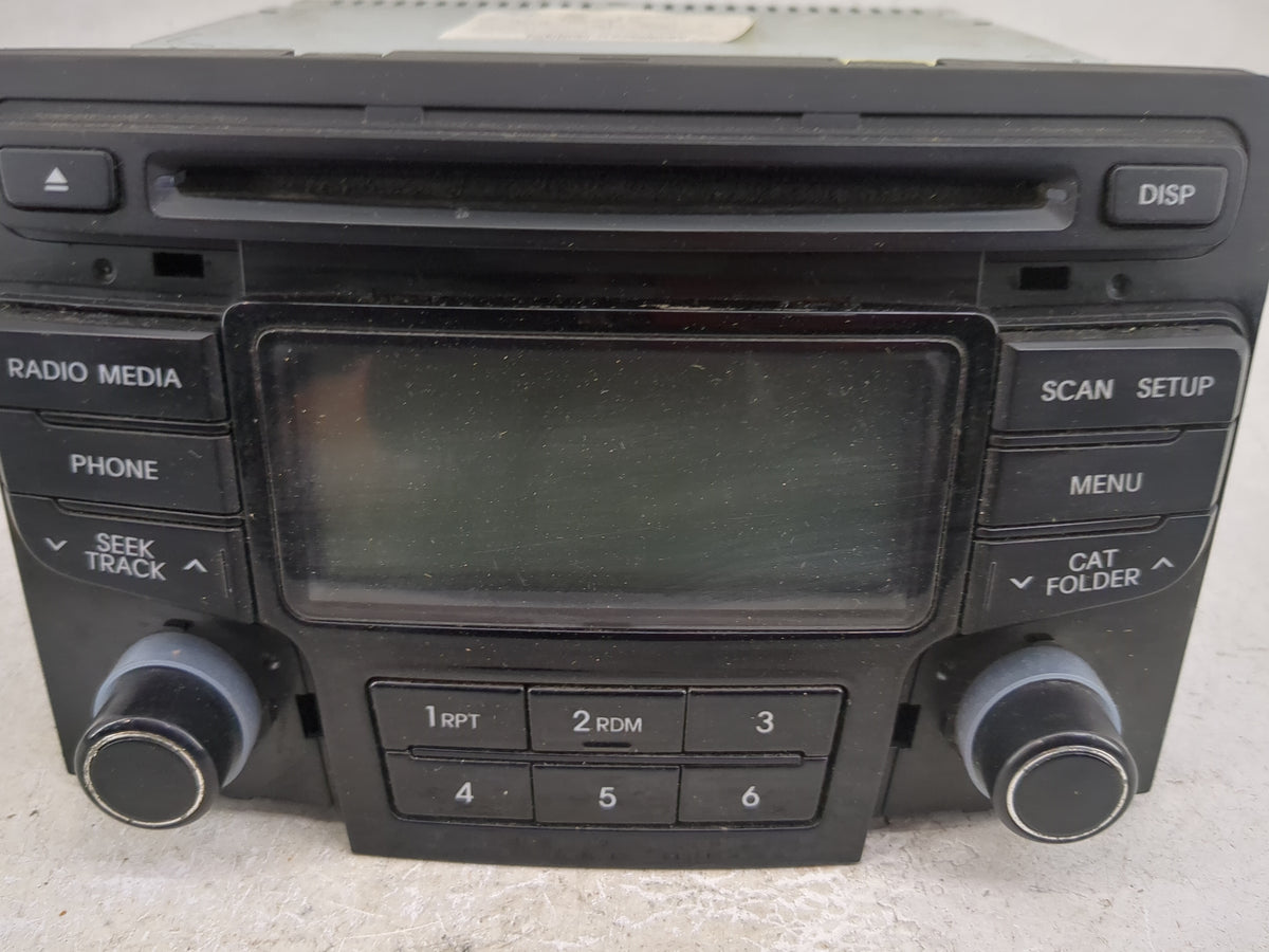 2013-2014 Hyundai Sonata Radio AM FM Cd Player Receiver Replacement Fits 2013 2014 OEM Used Auto Parts - Oemusedautoparts1.c
