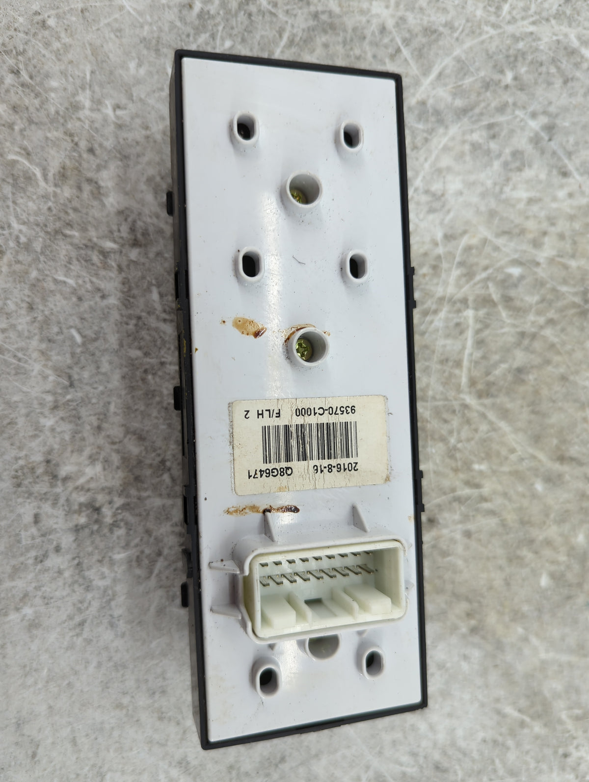 2015-2019 Hyundai Sonata Master Power Window Switch Replacement Driver Side Left Fits Fits 2015 2016 2017 2018 2019 OEM Used