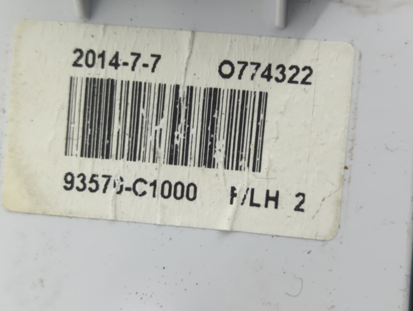 2015-2019 Hyundai Sonata Master Power Window Switch Replacement Driver Side Left Fits Fits 2015 2016 2017 2018 2019 OEM Used