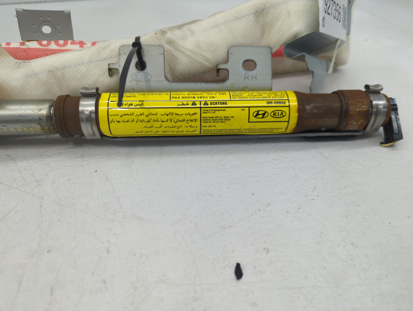 Hyundai Sonata Passenger Curtain Air Bag Oem - Oemusedautoparts1.com