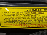 Hyundai Tucson Spare Scissor Car Jack 1120375 - Oemusedautoparts1.com