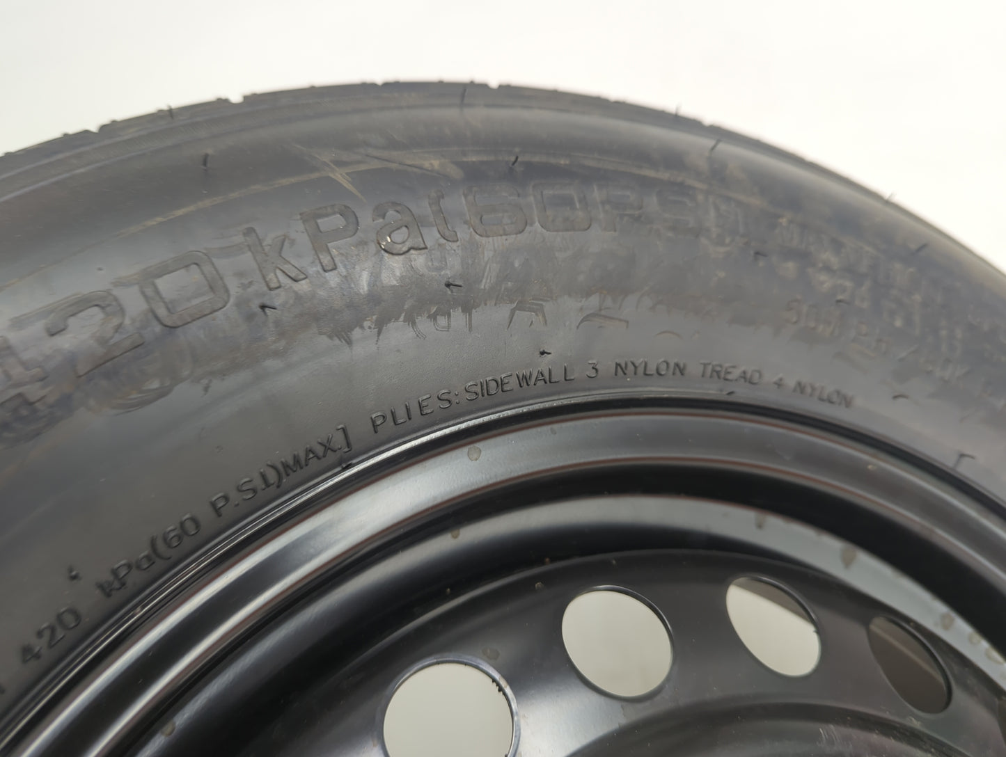 2016-2021 Hyundai Tucson Spare Donut Tire Wheel Rim Oem 1462329 - Oemusedautoparts1.com