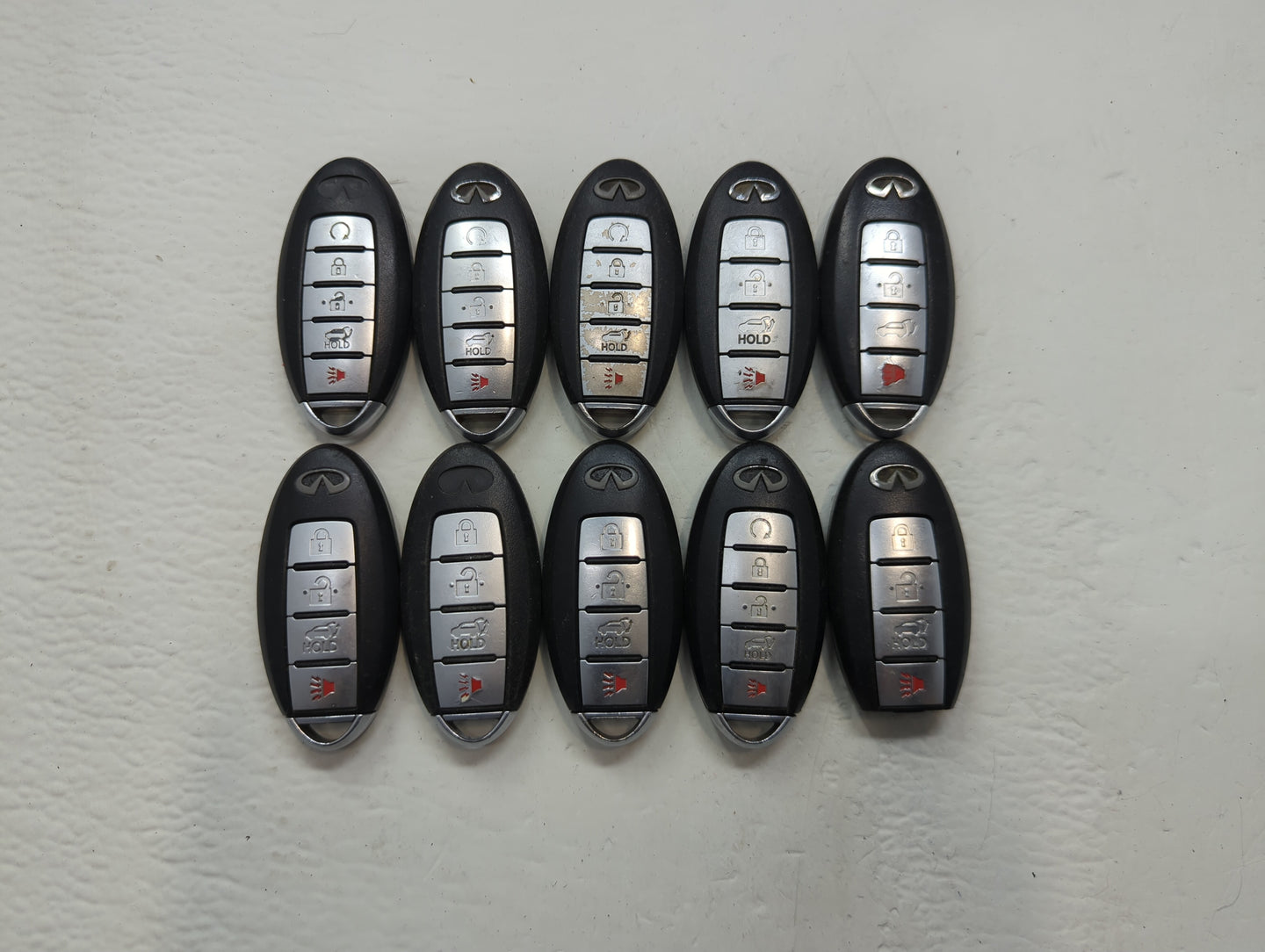 Lot of 10 Infiniti Keyless Entry Remote Fob CWTWBU624 | KR55WK49622 | - Oemusedautoparts1.com