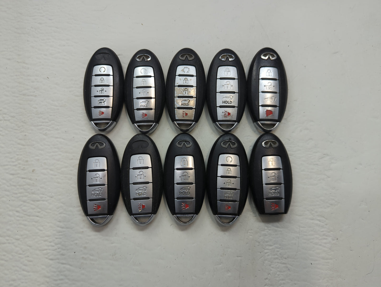 Lot of 10 Infiniti Keyless Entry Remote Fob CWTWBU624 | KR55WK49622 | - Oemusedautoparts1.com