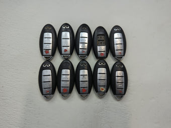 compare product Lot of 10 Infiniti Keyless Entry Remote Fob MIXED FCC IDS MIXED PART