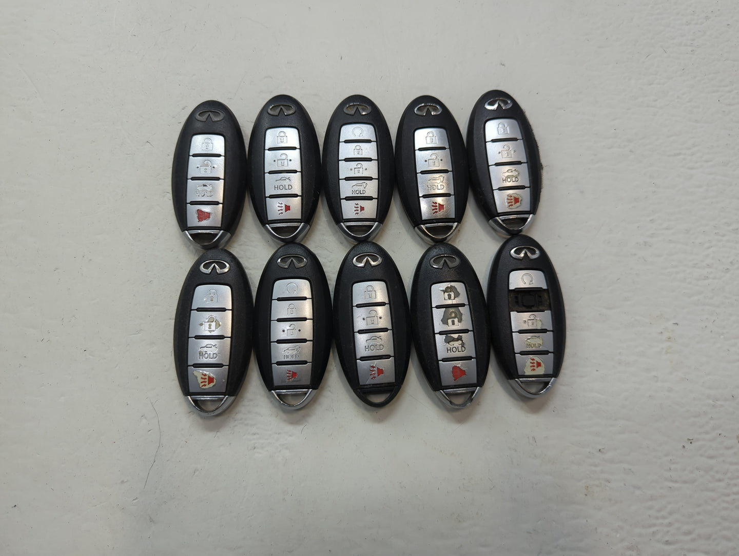 Lot of 10 Infiniti Keyless Entry Remote Fob KR5S180144014 | KR55WK48903 - Oemusedautoparts1.com