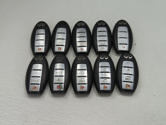 compare product Lot of 10 Infiniti Keyless Entry Remote Fob MIXED FCC IDS MIXED PART