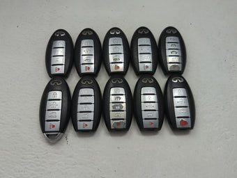 compare product Lot of 10 Infiniti Keyless Entry Remote Fob CWTWB1G744 | KR5S180144014