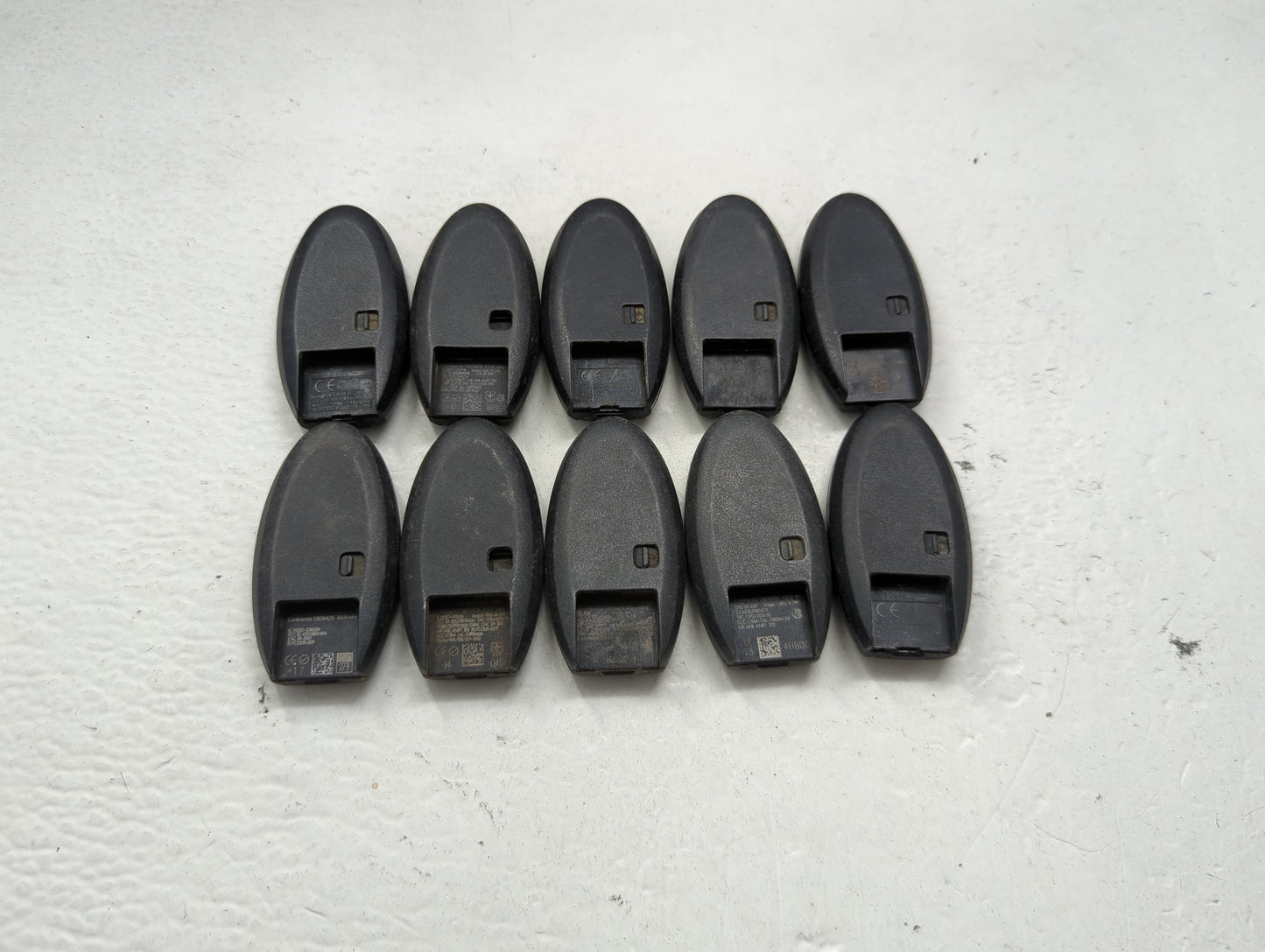 Lot of 10 Infiniti Keyless Entry Remote Fob MIXED FCC IDS MIXED PART 1475528 - Oemusedautoparts1.com