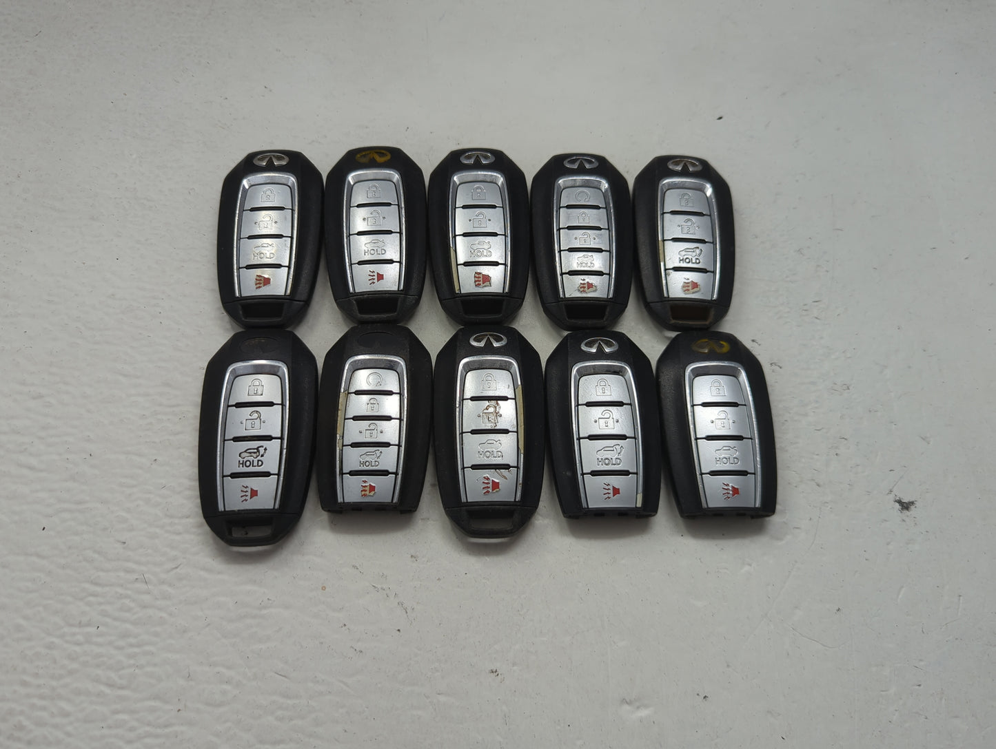 Lot of 10 Infiniti Keyless Entry Remote Fob MIXED FCC IDS MIXED PART 1475529 - Oemusedautoparts1.com