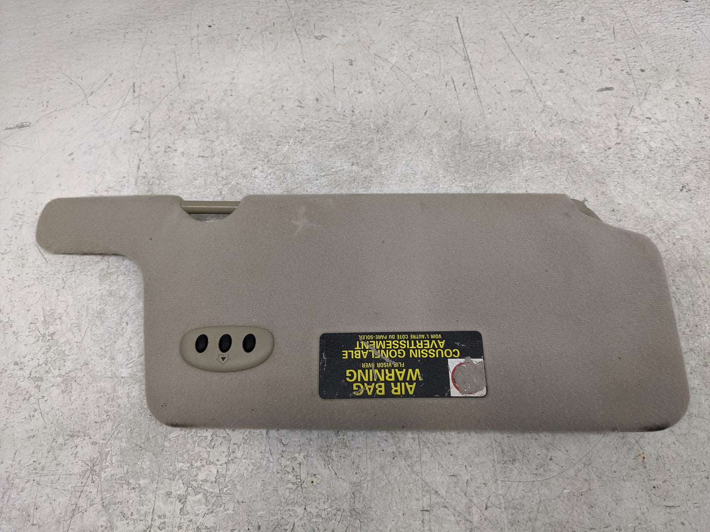 2000-2002 Infiniti G20 Sun Visor Shade Replacement Driver Left Mirror Fits Fits 2000 2001 2002 OEM Used Auto Parts - Oemused