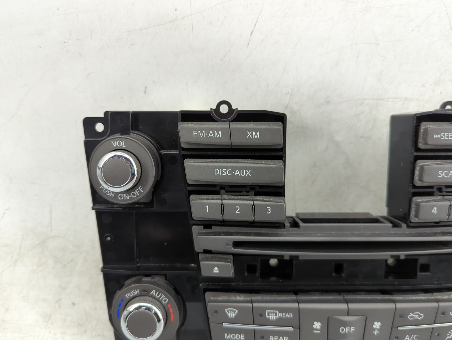 2011-2013 Infiniti Qx56 Climate Control Module Temperature AC/Heater Replacement Fits OEM Used Auto Parts - Oemusedautoparts