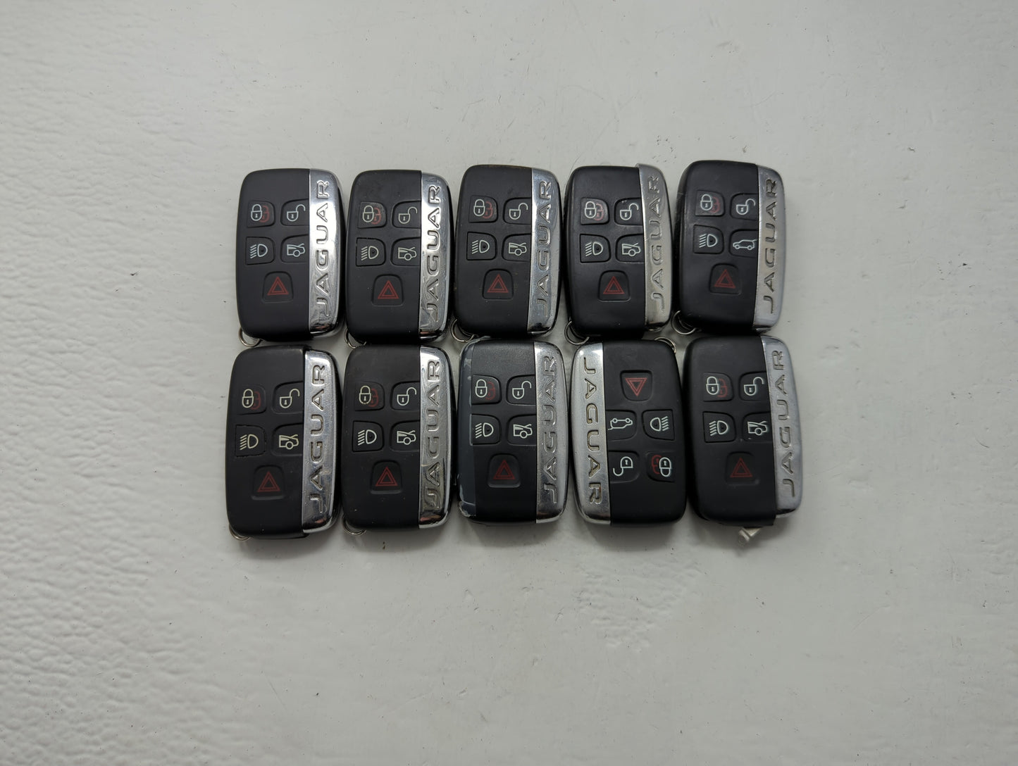 Lot of 10 Jaguar Keyless Entry Remote Fob MIXED FCC IDS MIXED PART - Oemusedautoparts1.com