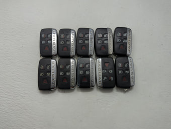 compare product Lot of 10 Jaguar Keyless Entry Remote Fob MIXED FCC IDS MIXED PART