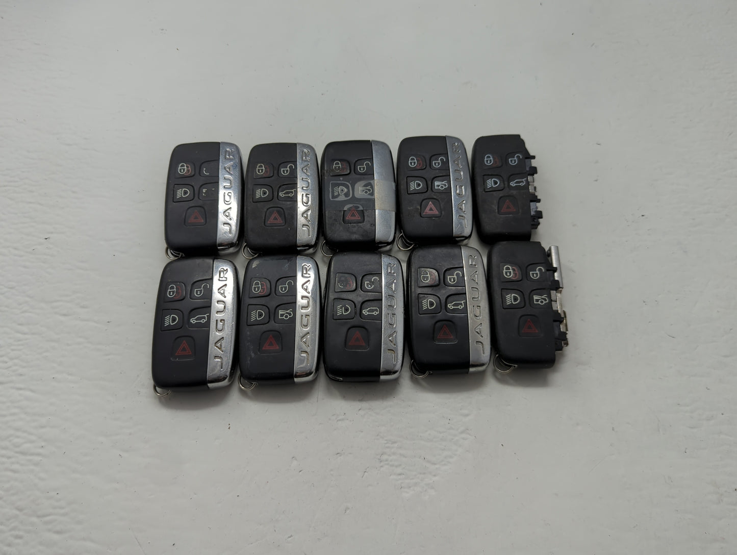 Lot of 10 Jaguar Keyless Entry Remote Fob MIXED FCC IDS MIXED PART - Oemusedautoparts1.com