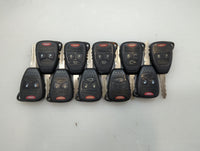 Lot of 10 Jeep Keyless Entry Remote Fob OHT691713AA | OHT692427AA MIXED - Oemusedautoparts1.com