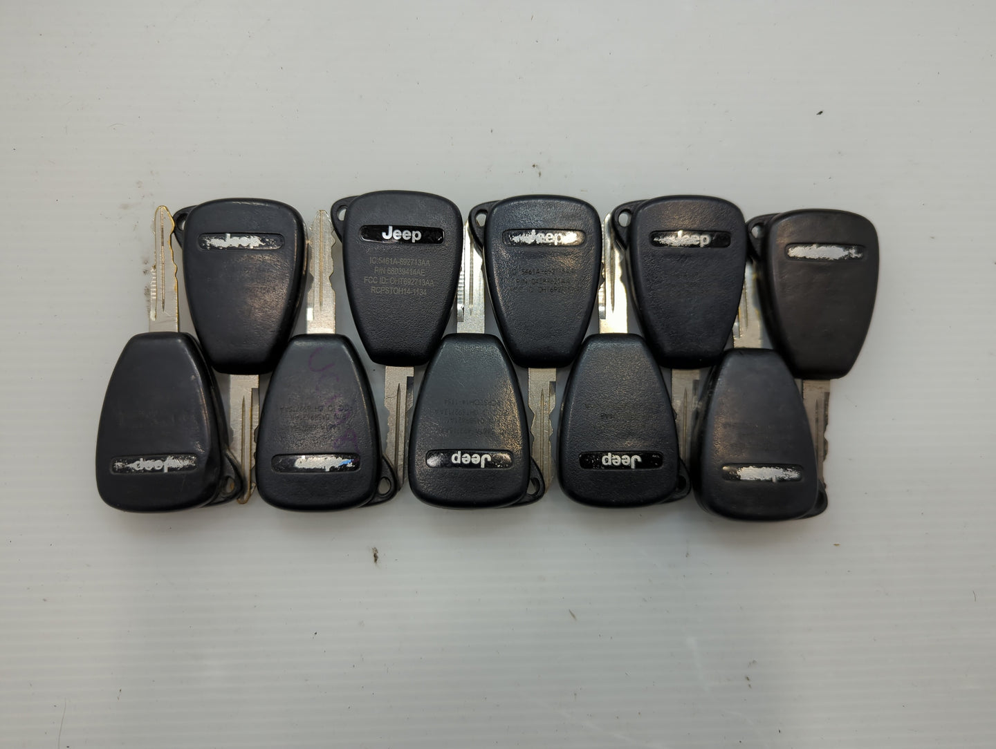 Lot of 10 Jeep Keyless Entry Remote Fob OHT691713AA MIXED PART NUMBERS - Oemusedautoparts1.com