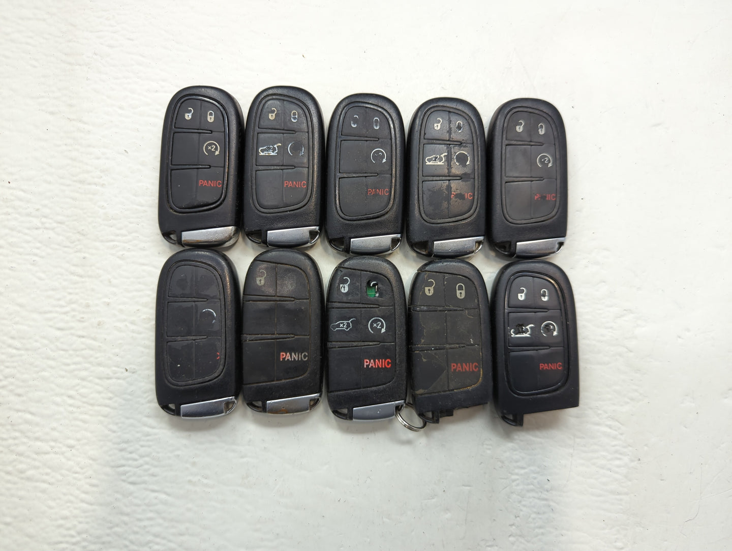 Lot of 10 Jeep Keyless Entry Remote Fob GQ4-54T | M3N-40821302 - Oemusedautoparts1.com
