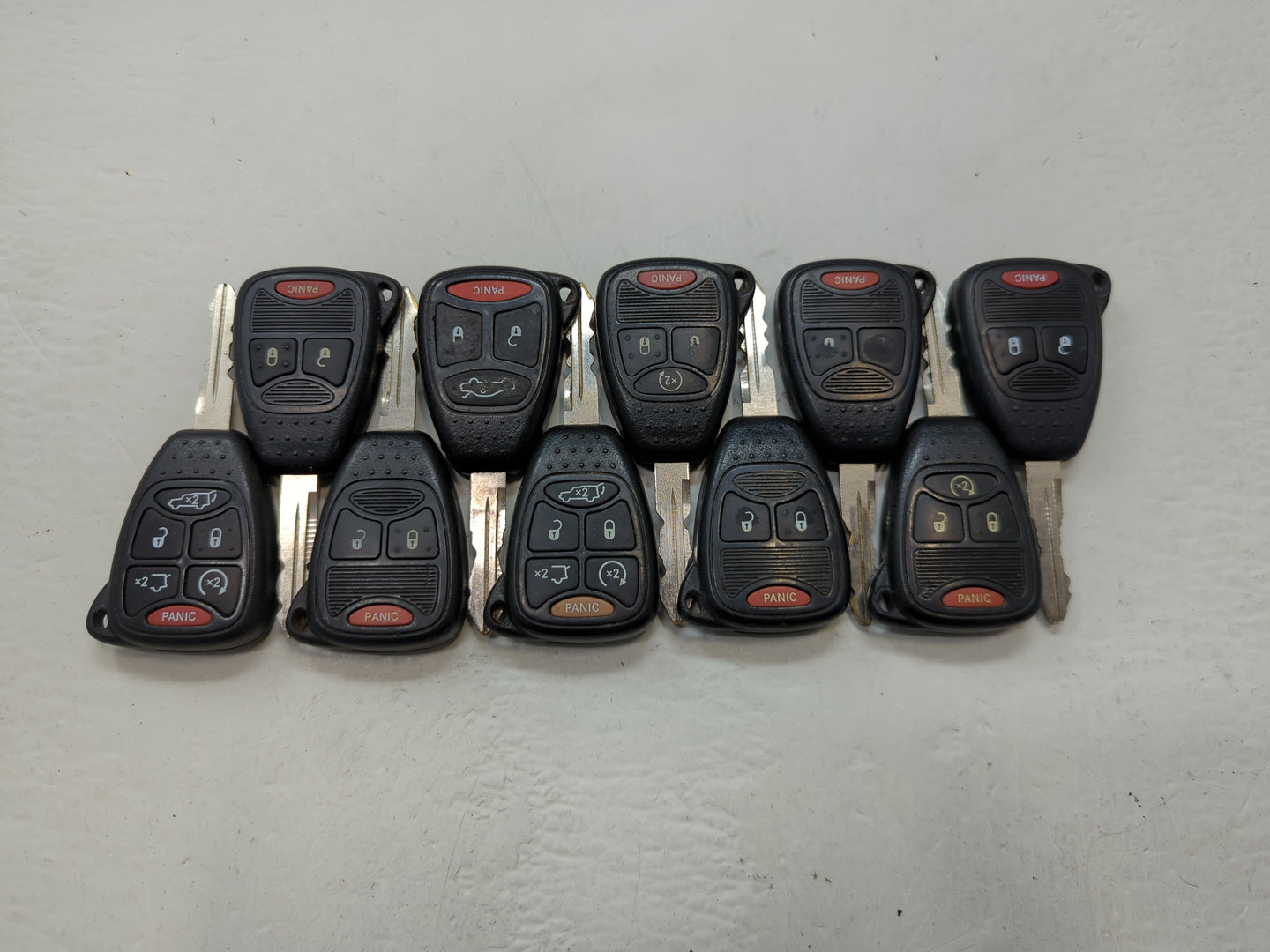 Lot of 10 Jeep Keyless Entry Remote Fob OHT691713AA | OHT692715AA | - Oemusedautoparts1.com