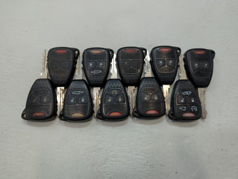 compare product Lot of 10 Jeep Keyless Entry Remote Fob OHT692713AA | M3N65981772 |