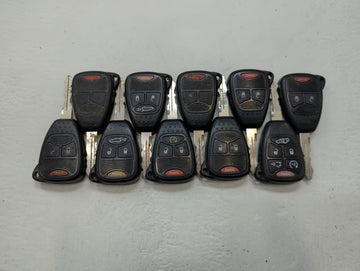 Lot of 10 Jeep Keyless Entry Remote Fob OHT692713AA | M3N65981772 | - Oemusedautoparts1.com