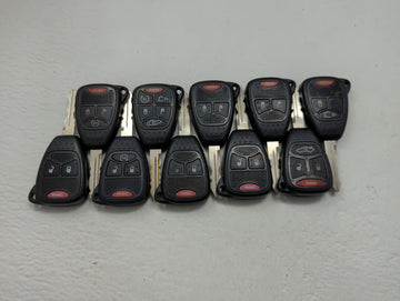 Lot of 10 Jeep Keyless Entry Remote Fob OHT691713AA | OHT692427AA | - Oemusedautoparts1.com