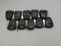 Lot of 10 Jeep Keyless Entry Remote Fob OHT691713AA | M3N65981772 | - Oemusedautoparts1.com