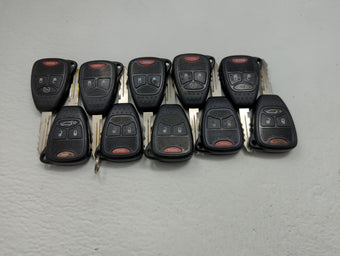 compare product Lot of 10 Jeep Keyless Entry Remote Fob OHT691713AA | M3N65981772 |