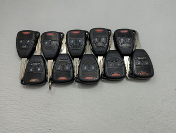 Lot of 10 Jeep Keyless Entry Remote Fob OHT691713AA | M3N65981772 | - Oemusedautoparts1.com