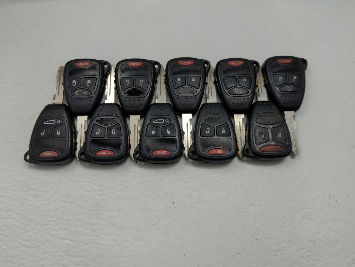 Lot of 10 Jeep Keyless Entry Remote Fob OHT692713AA | M3NSWY72XX | - Oemusedautoparts1.com