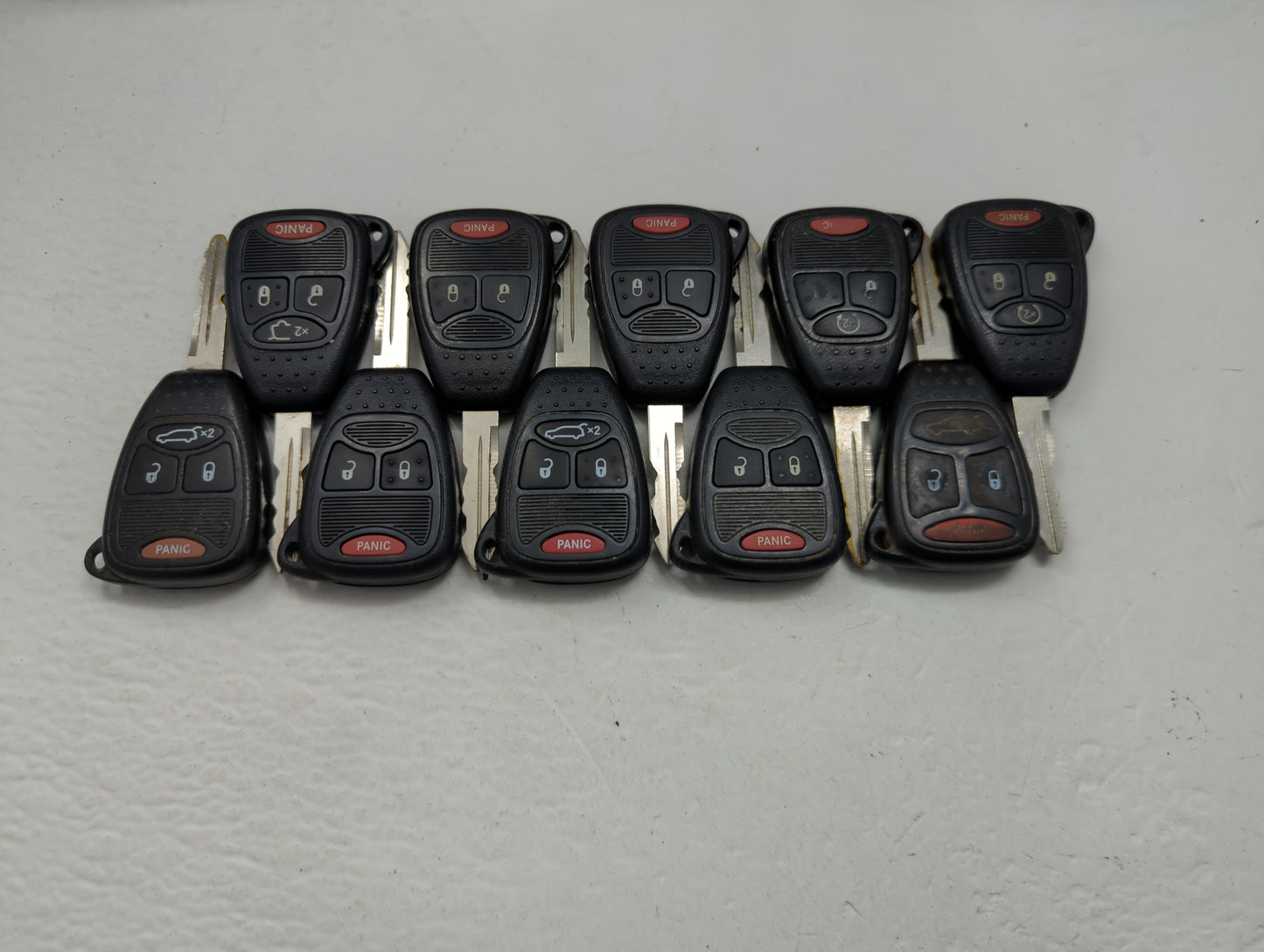 Lot of 10 Jeep Keyless Entry Remote Fob OHT692713AA | M3NSWY72XX | - Oemusedautoparts1.com