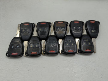 Lot of 10 Jeep Keyless Entry Remote Fob OHT691713AA | OHT6924727AA - Oemusedautoparts1.com