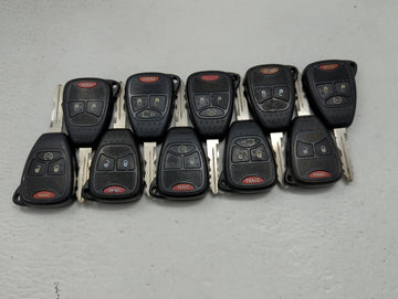 Lot of 10 Jeep Keyless Entry Remote Fob OHT691713AA | OHT6924727AA - Oemusedautoparts1.com