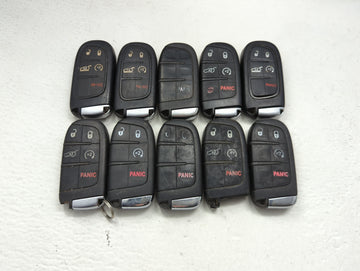 Lot of 10 Jeep Keyless Entry Remote Fob M3N-40821302 | GQ4-54T MIXED - Oemusedautoparts1.com