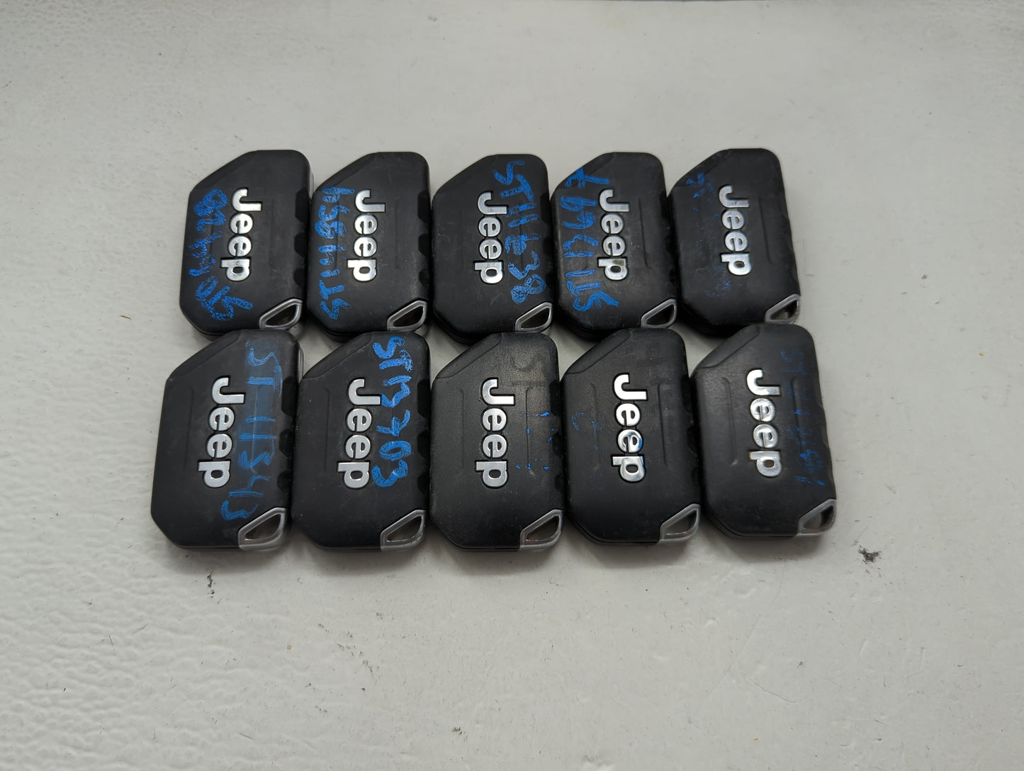 Lot of 10 Jeep Keyless Entry Remote Fob MIXED FCC IDS 1475697 - Oemusedautoparts1.com