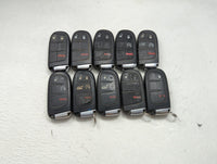 Lot of 10 Jeep Keyless Entry Remote Fob MIXED FCC IDS MIXED PART NUMBERS 1475797 - Oemusedautoparts1.com