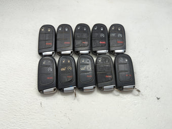 compare product Lot of 10 Jeep Keyless Entry Remote Fob MIXED FCC IDS MIXED PART NUMBERS 1475797