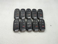 Lot of 10 Jeep Keyless Entry Remote Fob MIXED FCC IDS MIXED PART NUMBERS 1475798 - Oemusedautoparts1.com