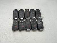 Lot of 10 Jeep Keyless Entry Remote Fob MIXED FCC IDS MIXED PART NUMBERS 1475799 - Oemusedautoparts1.com