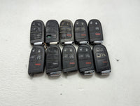 Lot of 10 Jeep Keyless Entry Remote Fob MIXED FCC IDS MIXED PART NUMBERS 1475800 - Oemusedautoparts1.com