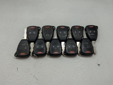 Lot of 10 Jeep Keyless Entry Remote Fob MIXED FCC IDS MIXED PART NUMBERS 1476530 - Oemusedautoparts1.com