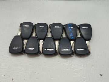 Lot of 10 Jeep Keyless Entry Remote Fob MIXED FCC IDS MIXED PART NUMBERS 1476533