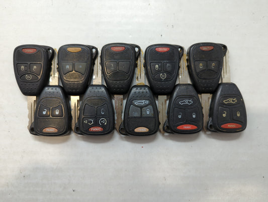 Lot of 10 Jeep Keyless Entry Remote Fob OHT692715AA | M3N5WY72XX | - Oemusedautoparts1.com